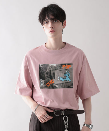 【RAGEBLUE】Ryu Ambe聯名插畫印花T恤 短T