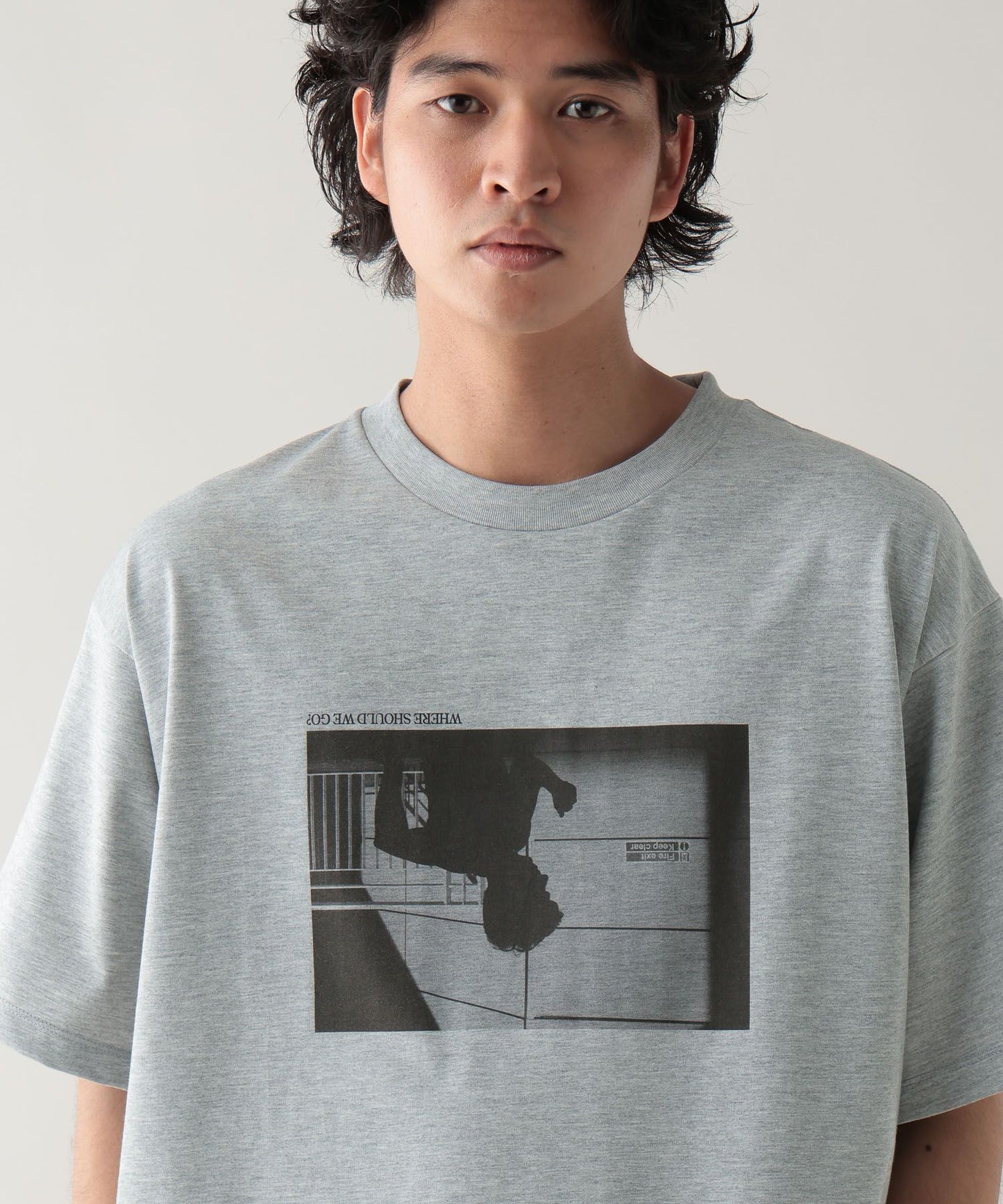 【RAGEBLUE】接觸冷感｜HIGH COOL 單色照片印花 T恤 短T