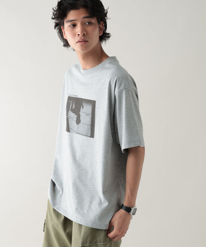 【RAGEBLUE】接觸冷感｜HIGH COOL 單色照片印花 T恤 短T