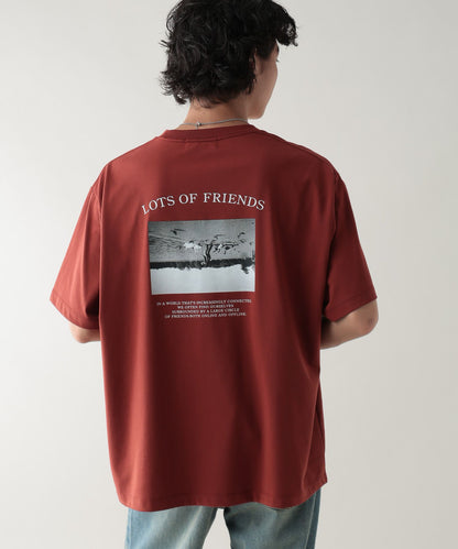 【RAGEBLUE】接觸冷感｜HIGH COOL 單色照片印花 T恤 短T