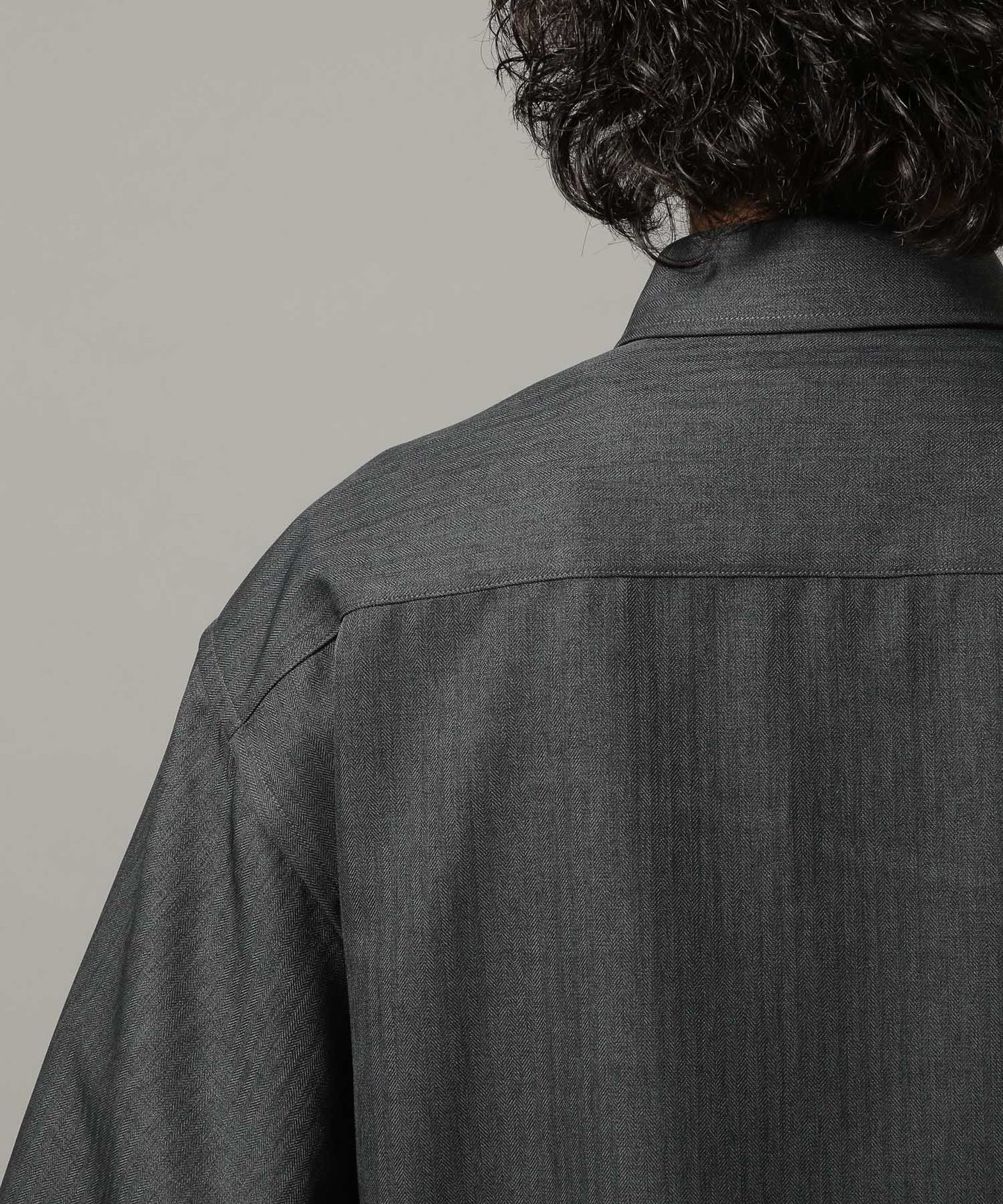 【RAGEBLUE】 仿粗花呢質感抗皺寬版襯衫