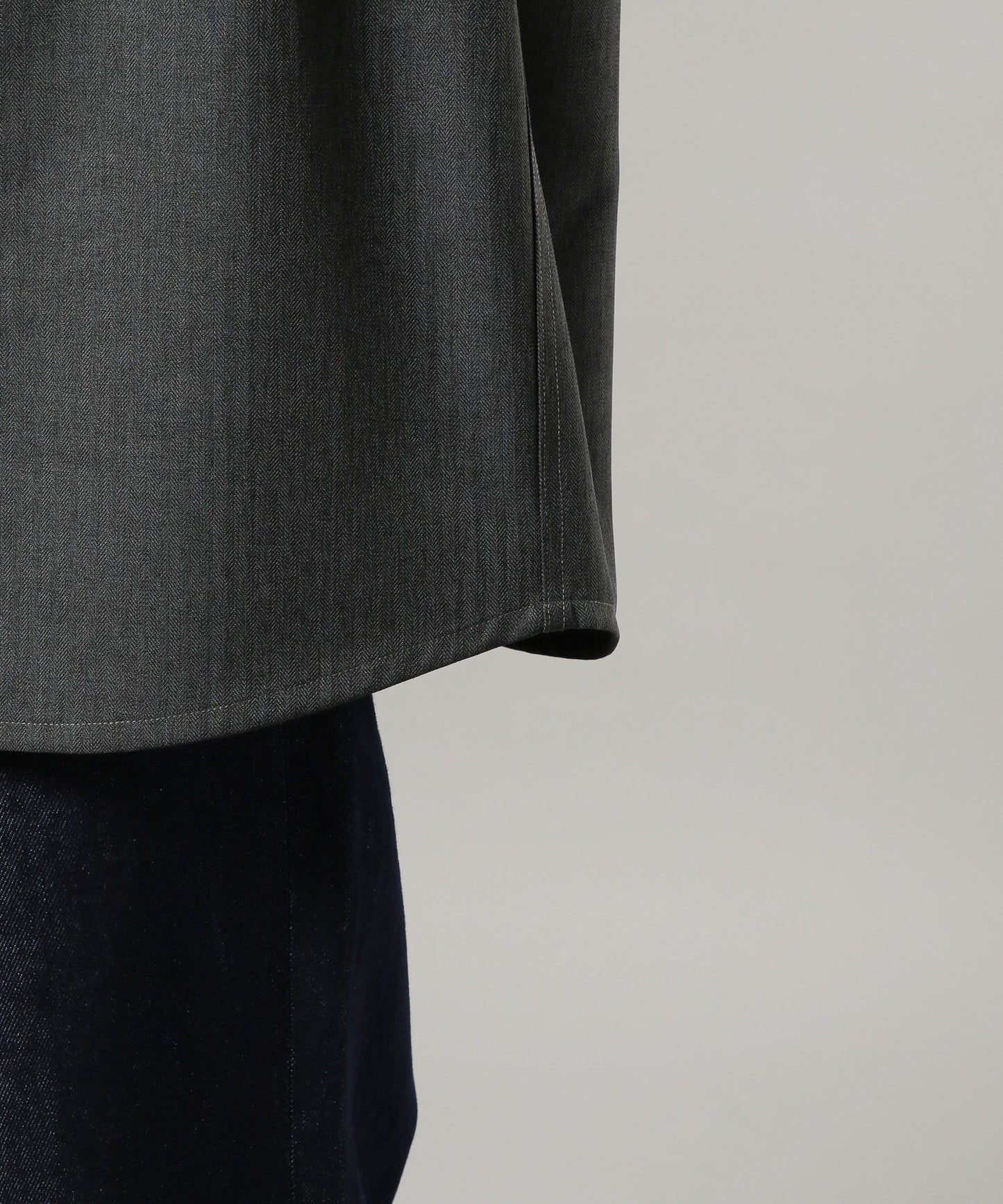 【RAGEBLUE】 仿粗花呢質感抗皺寬版襯衫