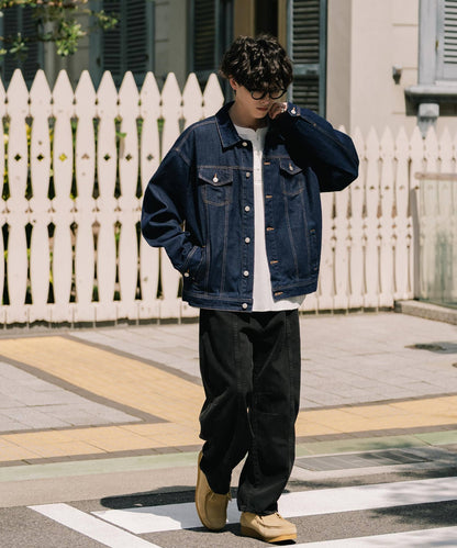 【Rocky Monroe】復古感寬鬆版 3rd Type 牛仔外套