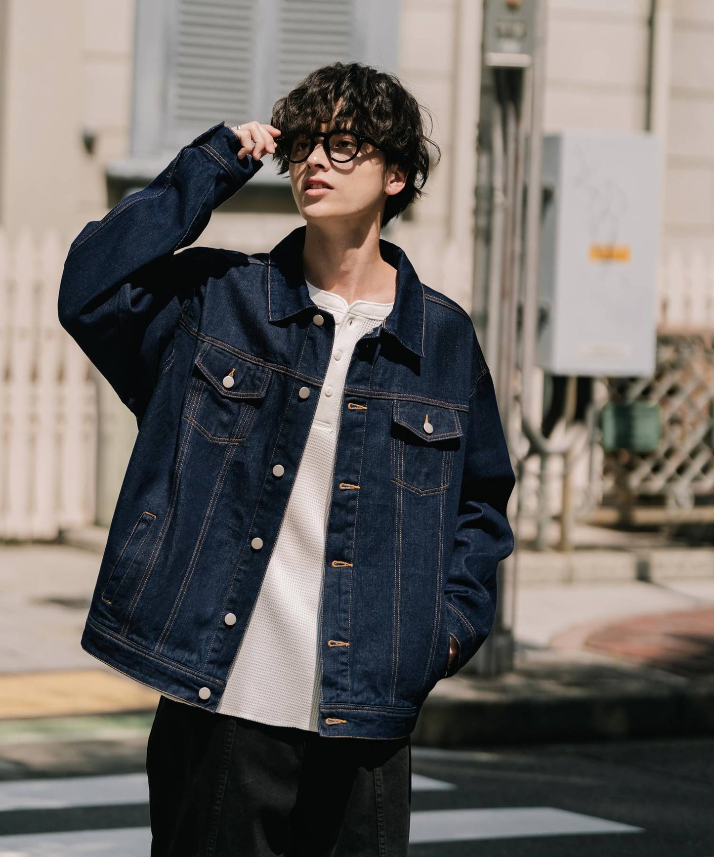 【Rocky Monroe】復古感寬鬆版 3rd Type 牛仔外套