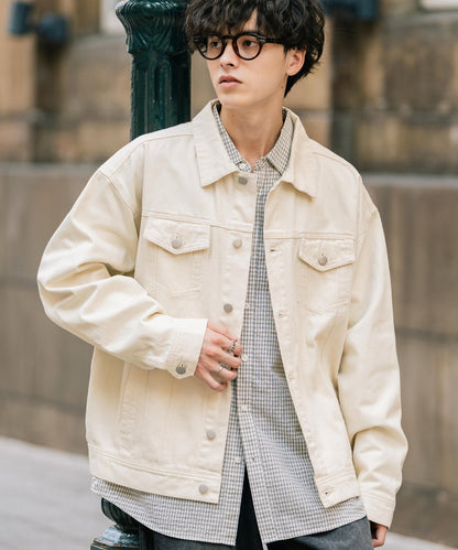 【Rocky Monroe】復古感寬鬆版 3rd Type 牛仔外套