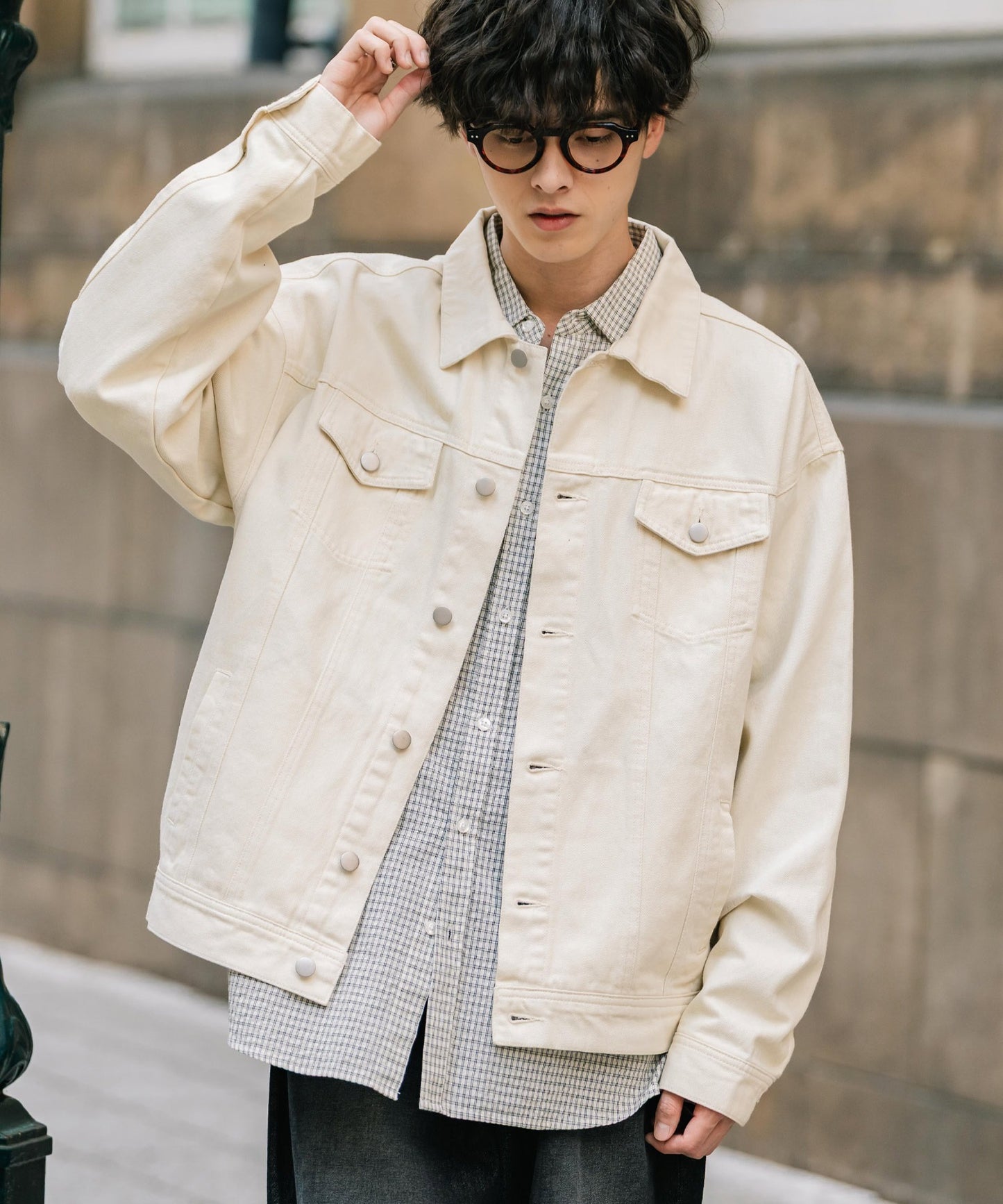 【Rocky Monroe】復古感寬鬆版 3rd Type 牛仔外套