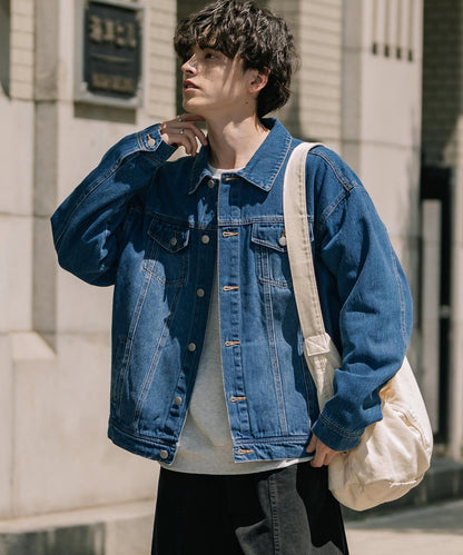 【Rocky Monroe】復古感寬鬆版 3rd Type 牛仔外套