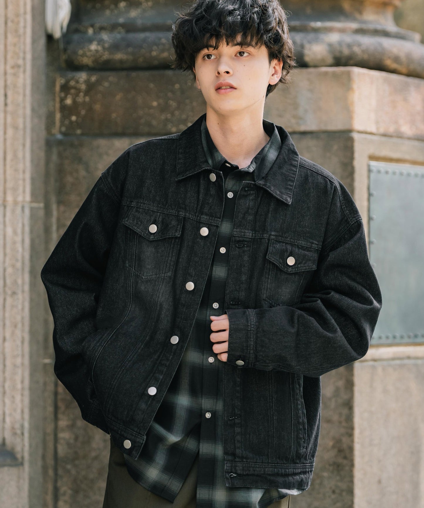 【Rocky Monroe】復古感寬鬆版 3rd Type 牛仔外套