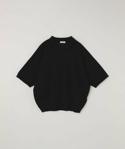 【SHIPS】亞麻混紡細針織開領 Polo 衫