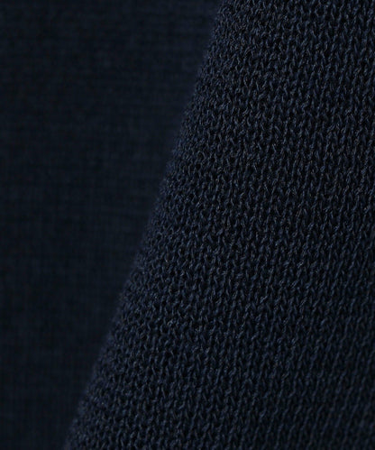 【SHIPS】亞麻混紡細針織開領 Polo 衫