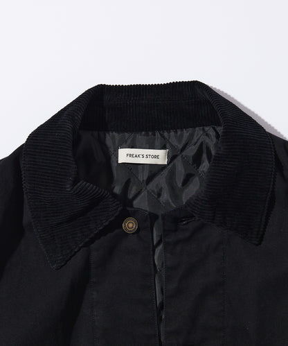 【FREAK’S STORE】燈芯絨拼接寬鬆版型  Duck工裝外套 夾克
