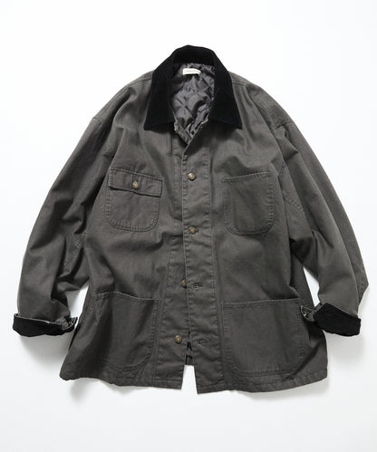 【FREAK’S STORE】燈芯絨拼接寬鬆版型  Duck工裝外套 夾克