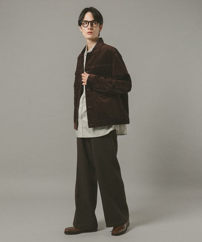 【RAGEBLUE】燈芯絨牛仔襯衫外套