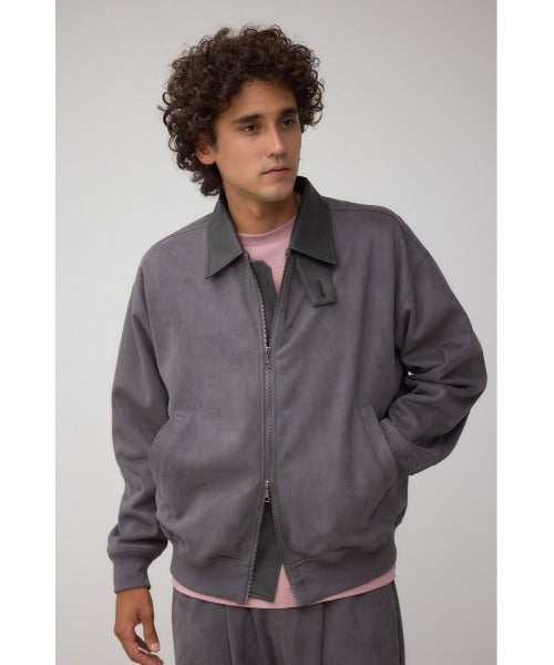 【AZUL】仿麂皮撞色夾克