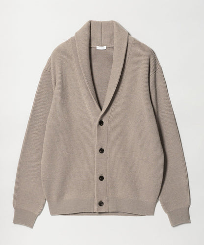 【BEAUTY&YOUTH】WARDROBE SMART系列 羊毛混紡羅紋編織圍領開襟外套