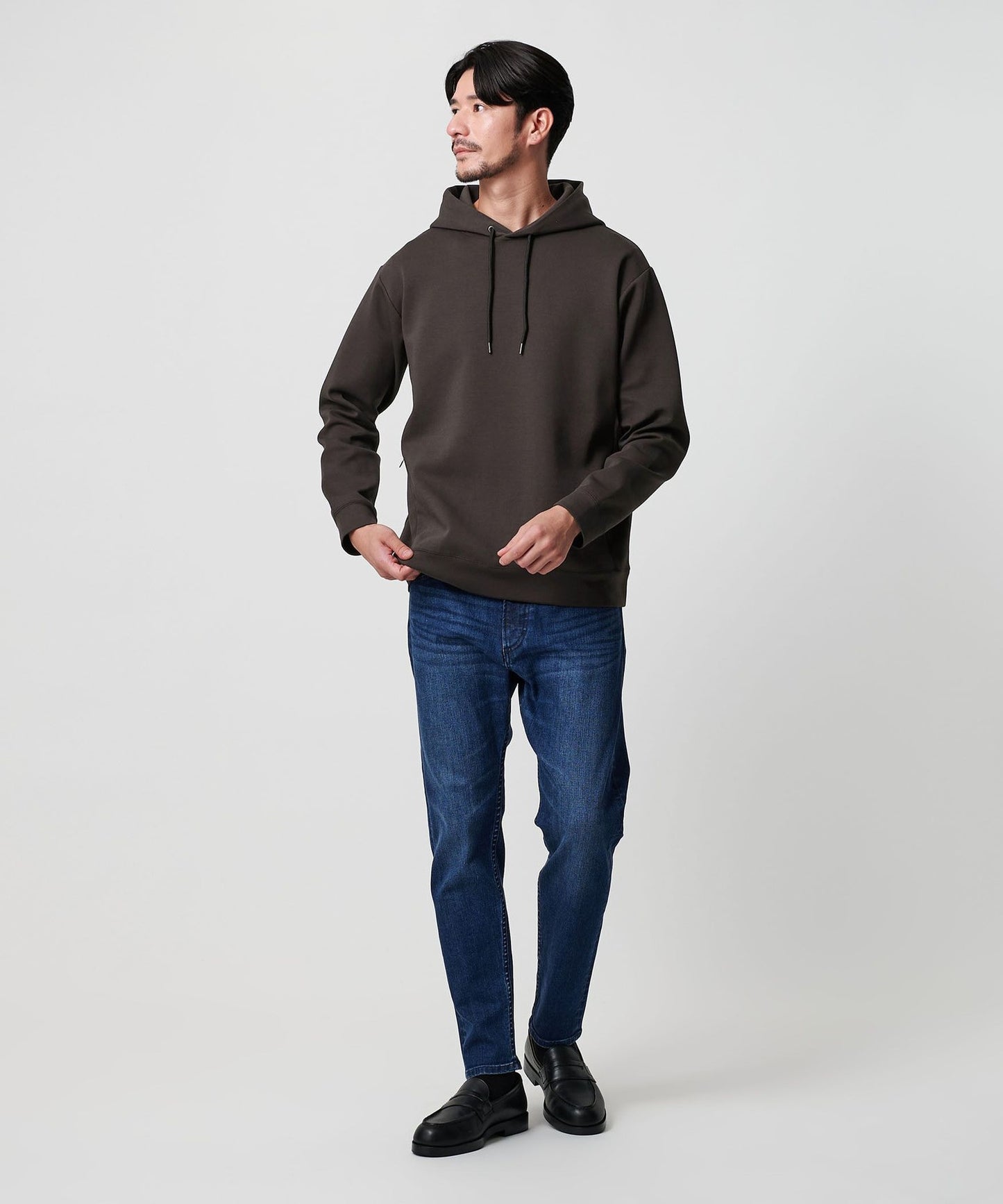 【BEAUTY&YOUTH】WARDROBE SMART系列 雙層針織連帽上衣