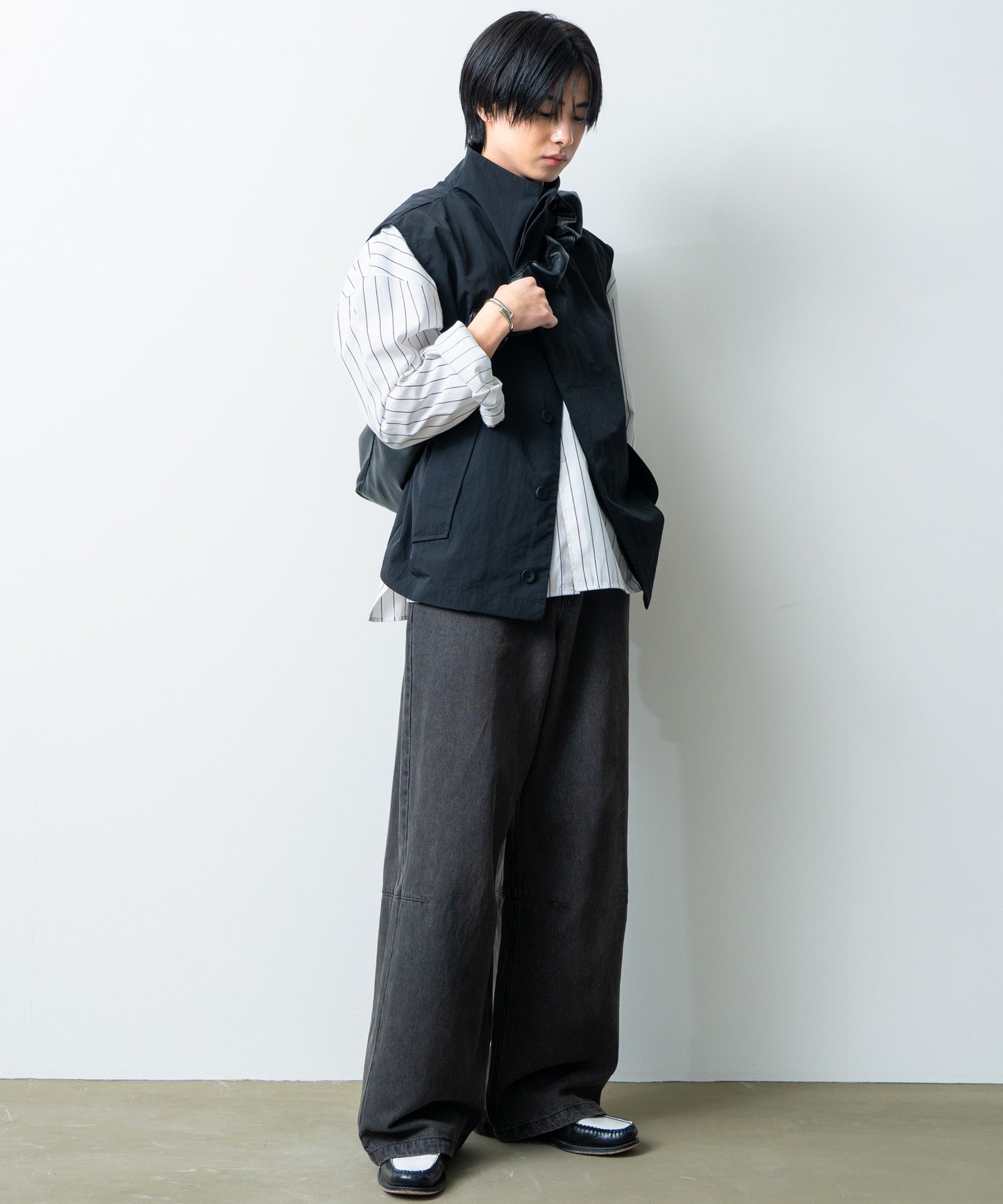 【SINSS】 寬鬆剪裁尼龍背心