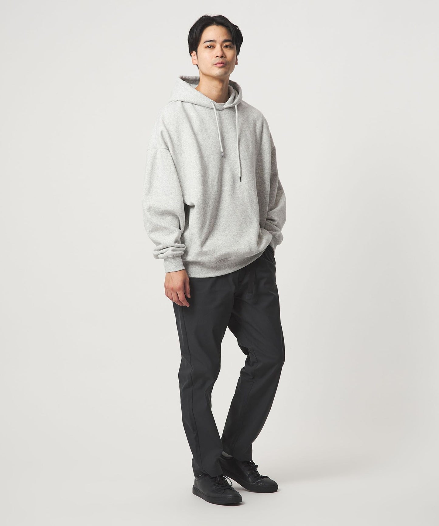 【GLR】厚磅寬鬆內刷毛連帽T恤