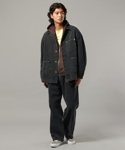 【RAGEBLUE】 復古質感丹寧 × 厚棉帆布工作外套