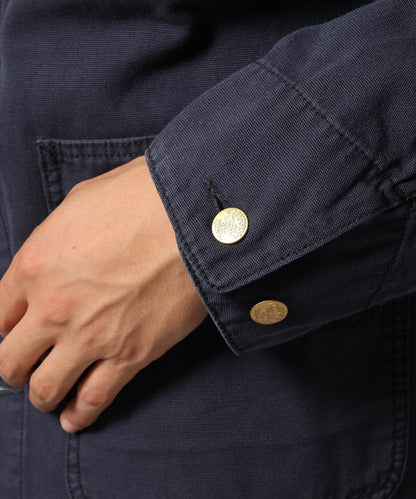 【RAGEBLUE】 復古質感丹寧 × 厚棉帆布工作外套