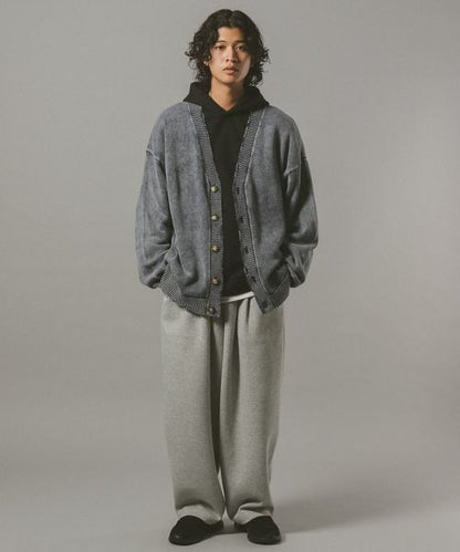 【RAGEBLUE】 復古破壞風針織開襟外套