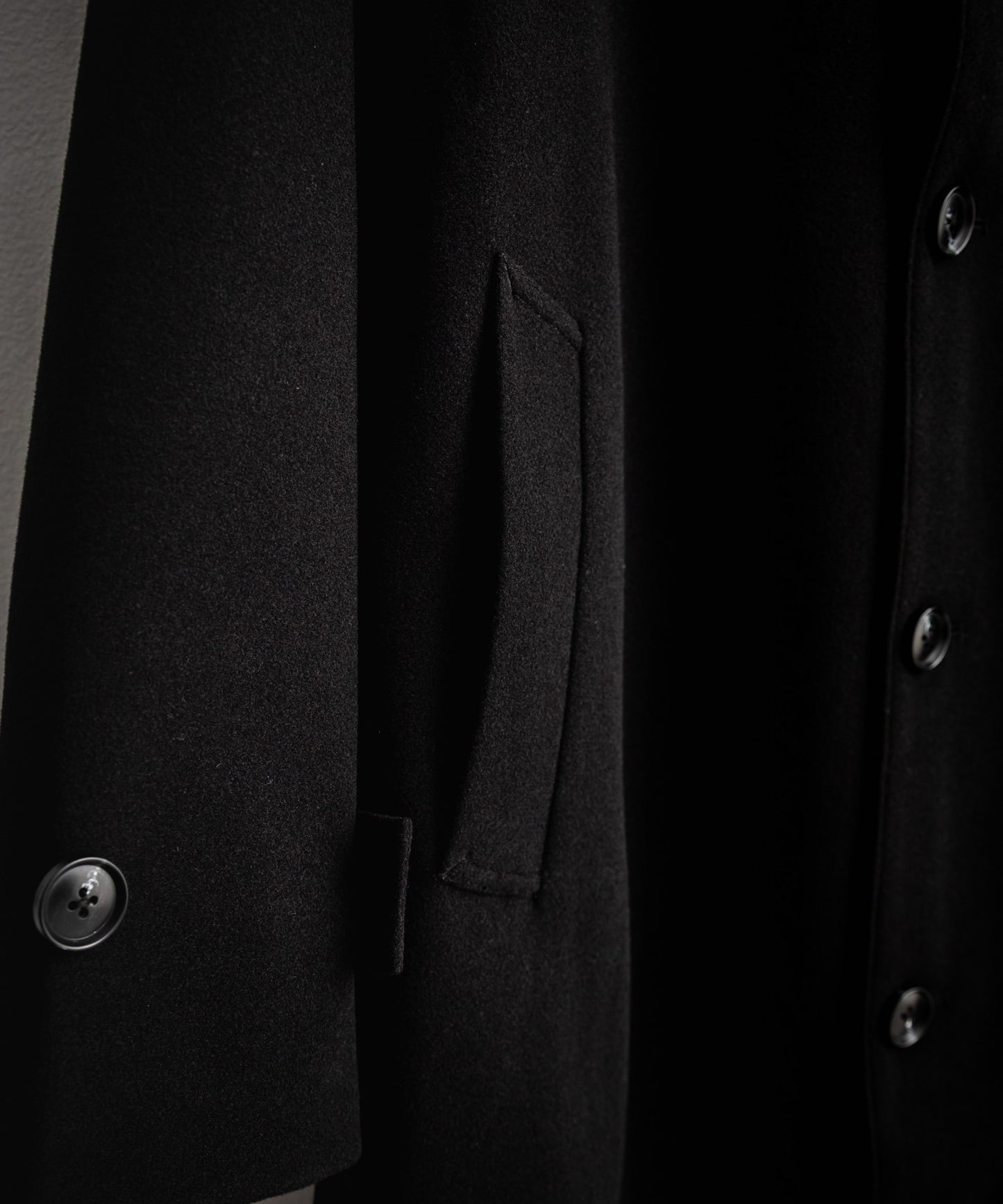 【Rocky Monroe】寬鬆版 T/M 萊格蘭袖長版單排扣大衣/兩用下巴帶立領設計