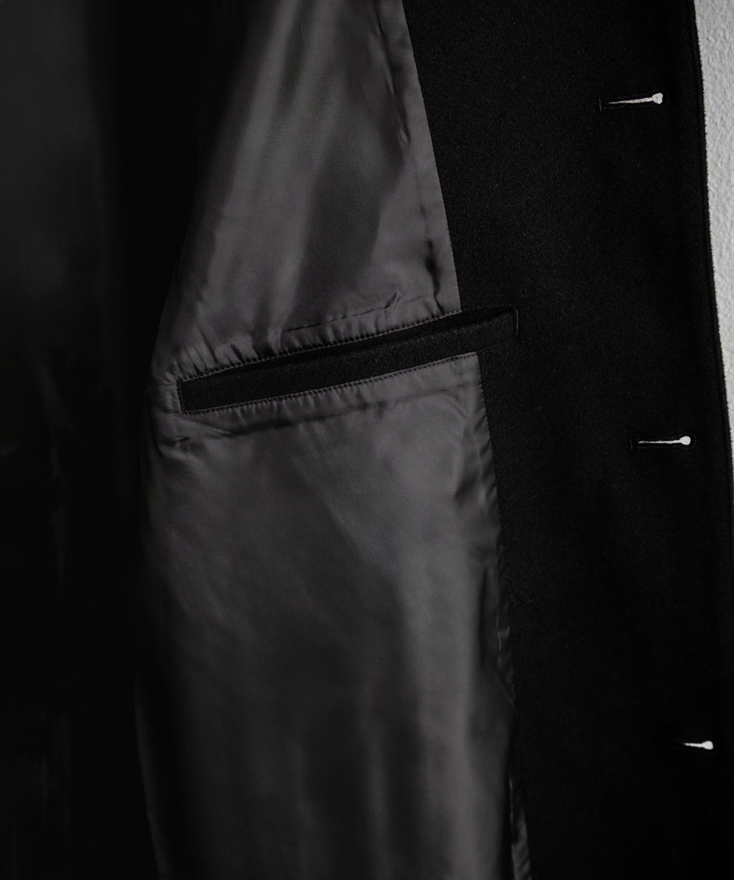 【Rocky Monroe】寬鬆版 T/M 萊格蘭袖長版單排扣大衣/兩用下巴帶立領設計