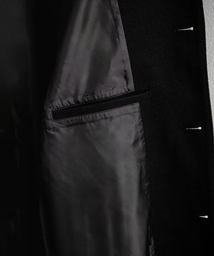 【Rocky Monroe】寬鬆版 T/M 萊格蘭袖長版單排扣大衣/兩用下巴帶立領設計