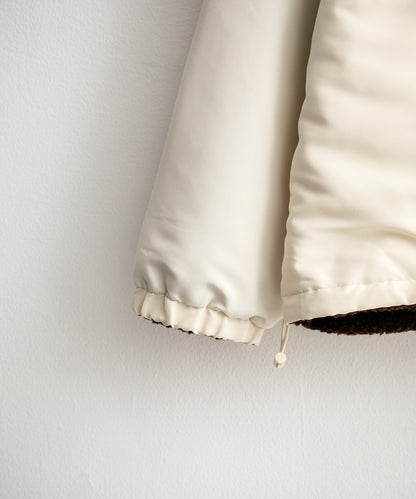 【Rocky Monroe】雙面設計 寬鬆版立領長毛絨外套