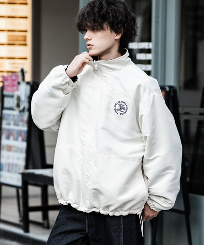 【Rocky Monroe】雙面設計 寬鬆版立領長毛絨外套