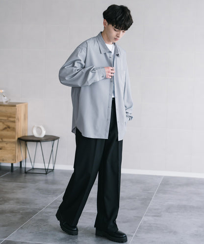 【Rocky Monroe】極簡親膚彈性標準領襯衫