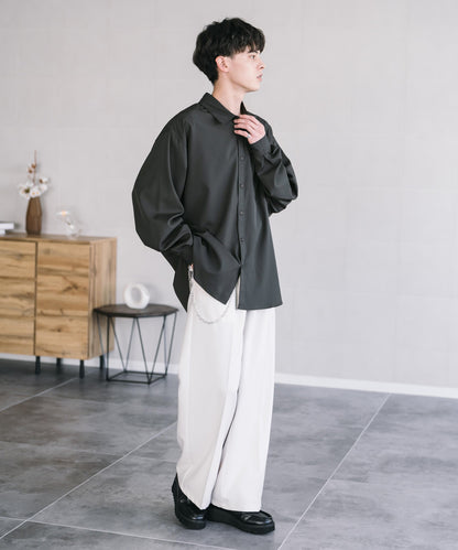 【Rocky Monroe】極簡親膚彈性標準領襯衫