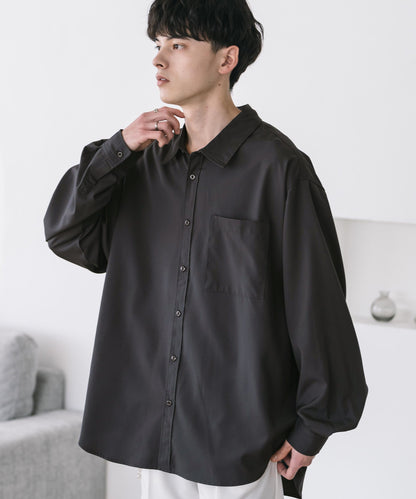 【Rocky Monroe】極簡親膚彈性標準領襯衫