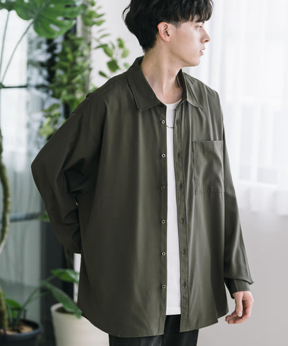 【Rocky Monroe】極簡親膚彈性標準領襯衫