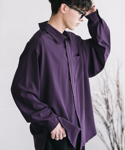 【Rocky Monroe】極簡親膚彈性標準領襯衫