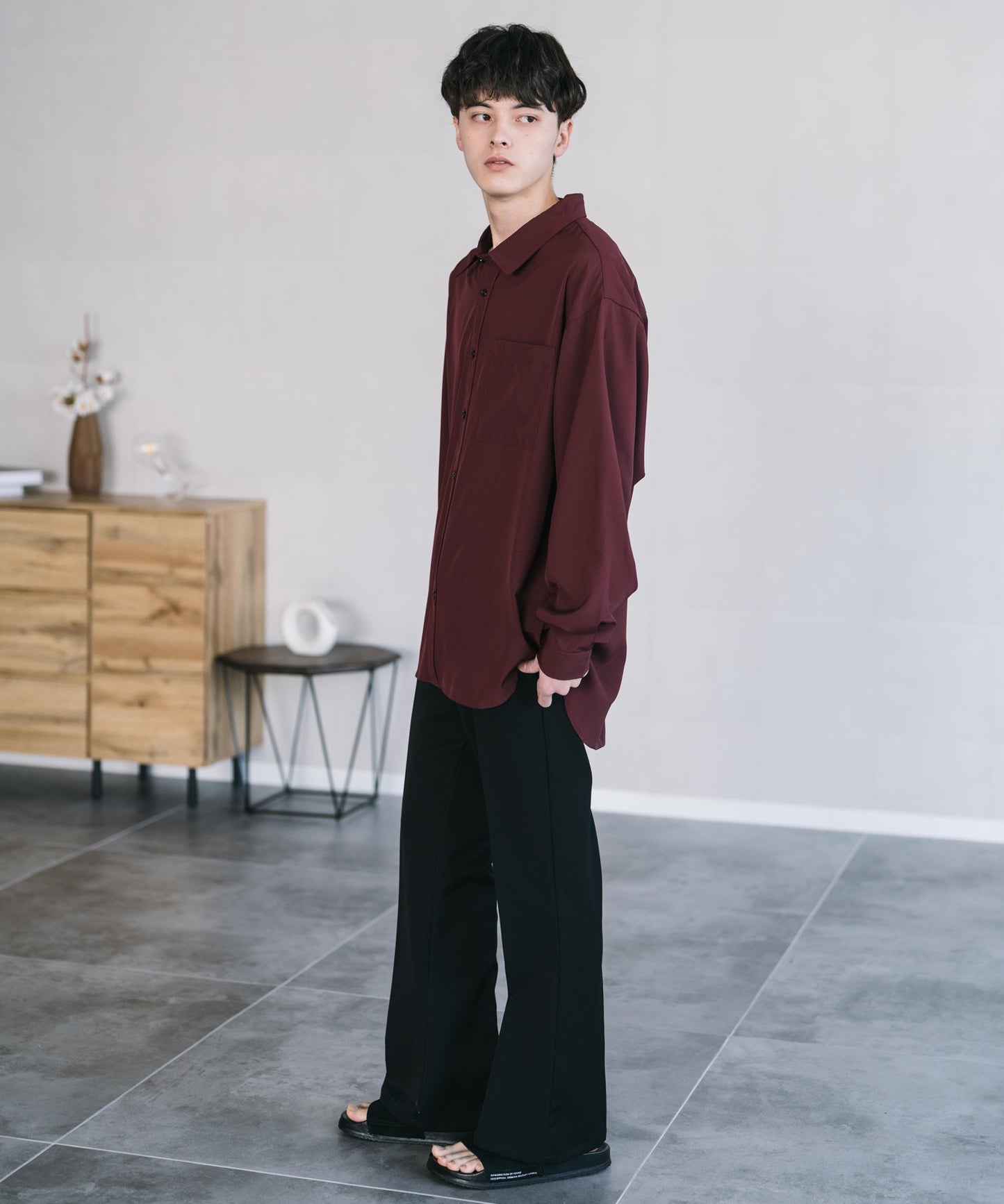 【Rocky Monroe】極簡親膚彈性標準領襯衫