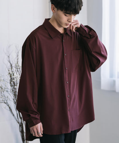 【Rocky Monroe】極簡親膚彈性標準領襯衫