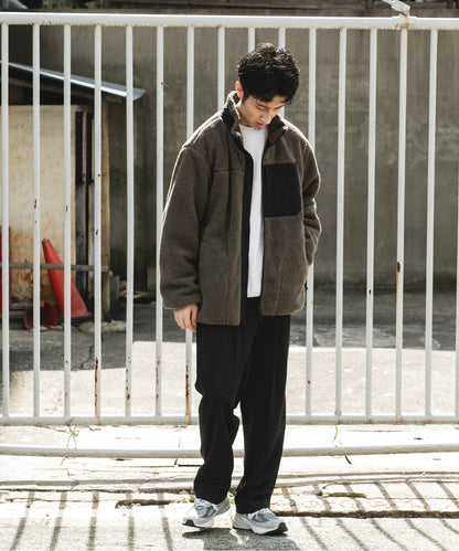 【URD】防風絨毛立領拉鍊外套