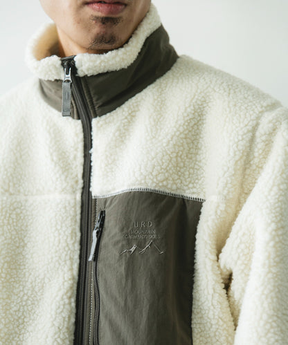 【URD】防風絨毛立領拉鍊外套