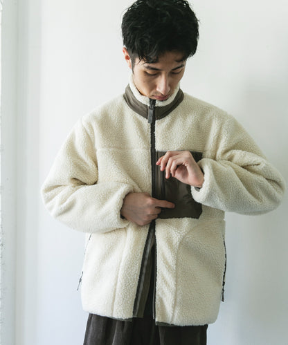 【URD】防風絨毛立領拉鍊外套