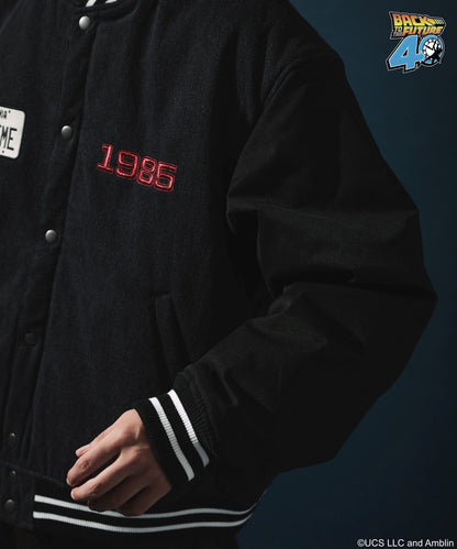 【niko and...】回到未來聯名款 刺繡棒球外套