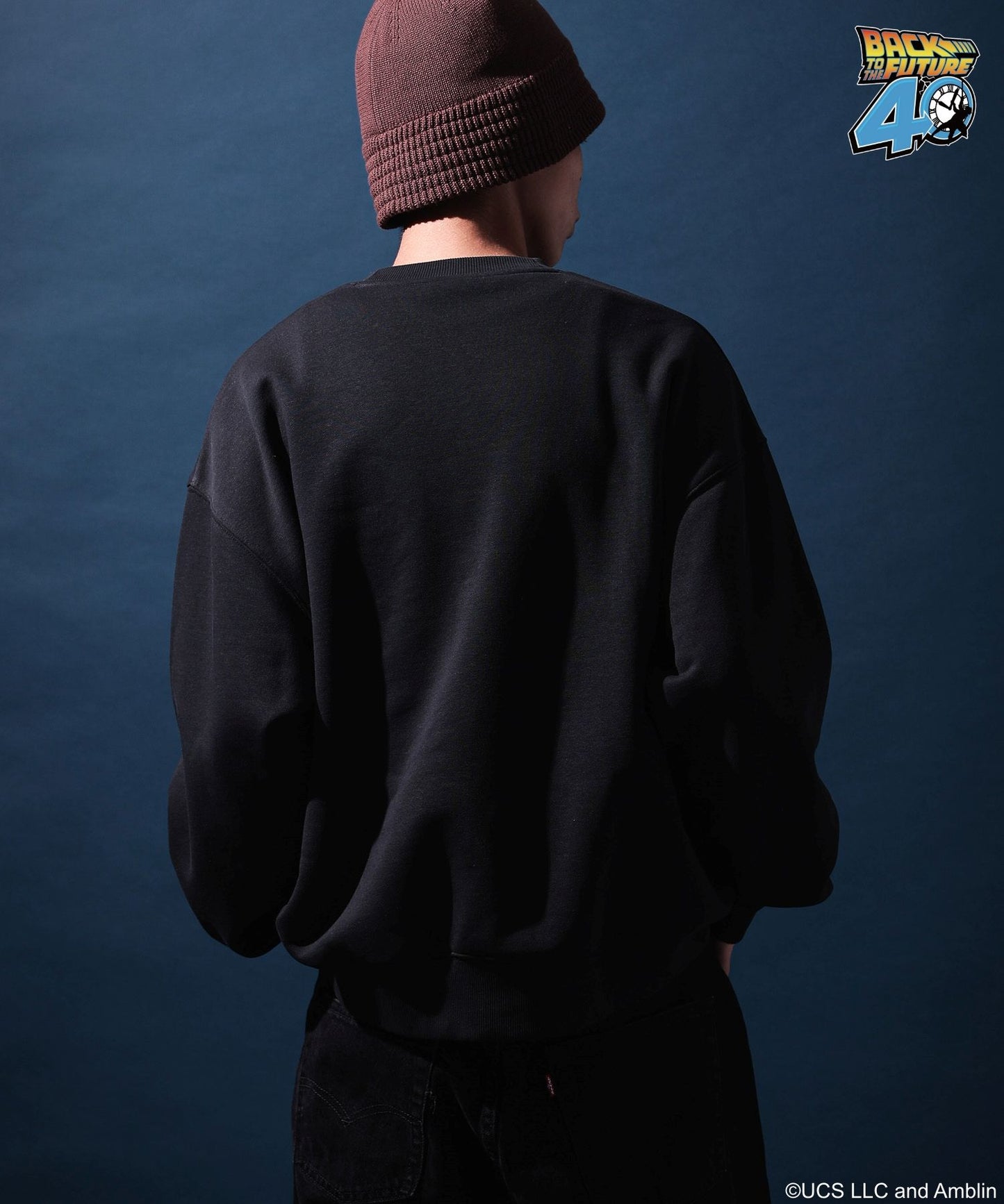 【niko and...】回到未來聯名款 長袖印花大學Ｔ