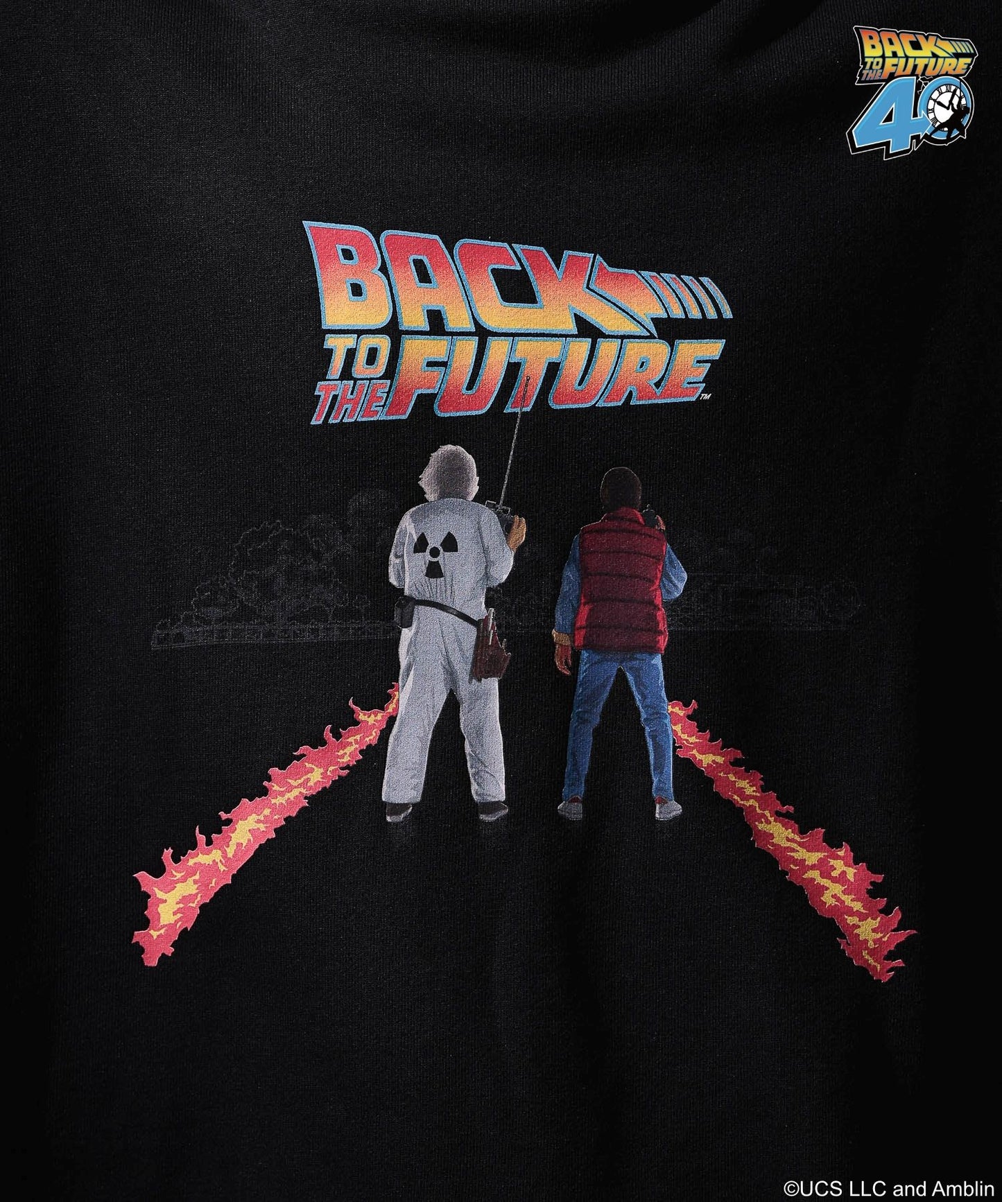 【niko and...】回到未來聯名款 長袖印花大學Ｔ