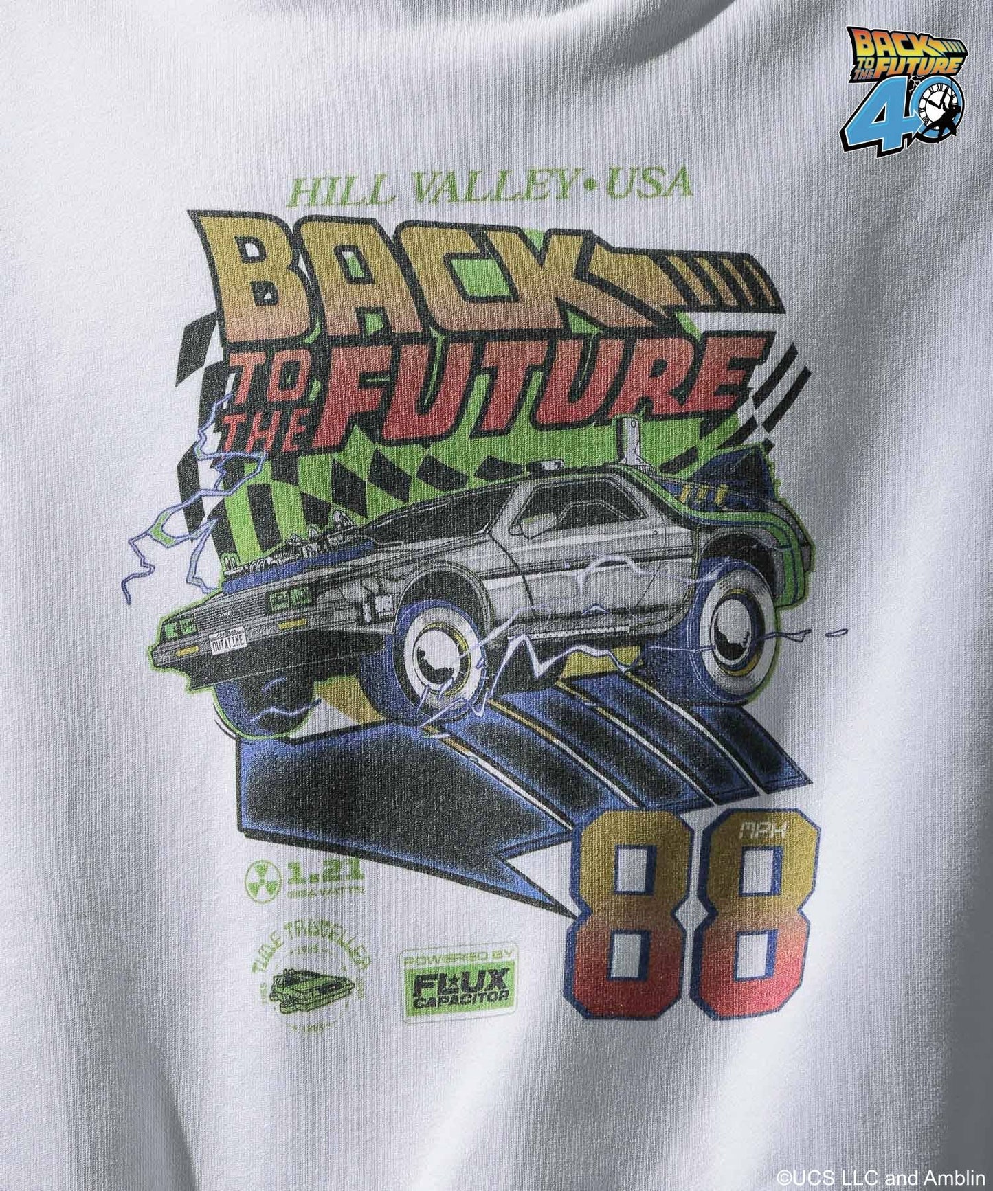 【niko and...】回到未來聯名款 長袖印花大學Ｔ