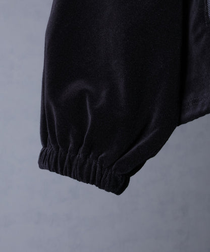 【Art re A】welise 復古天鵝絨質感寬鬆版運動夾克