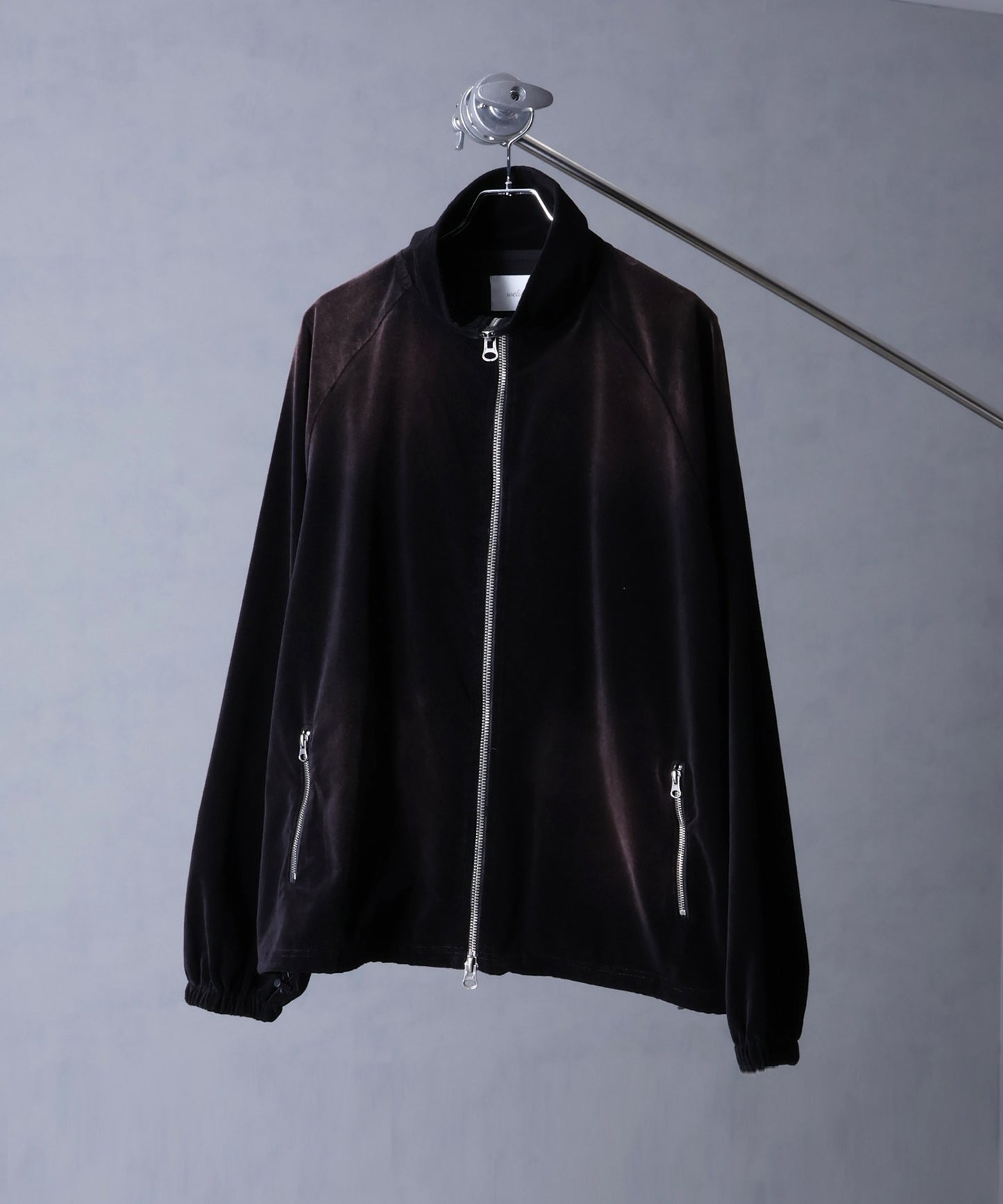 【Art re A】welise 復古天鵝絨質感寬鬆版運動夾克