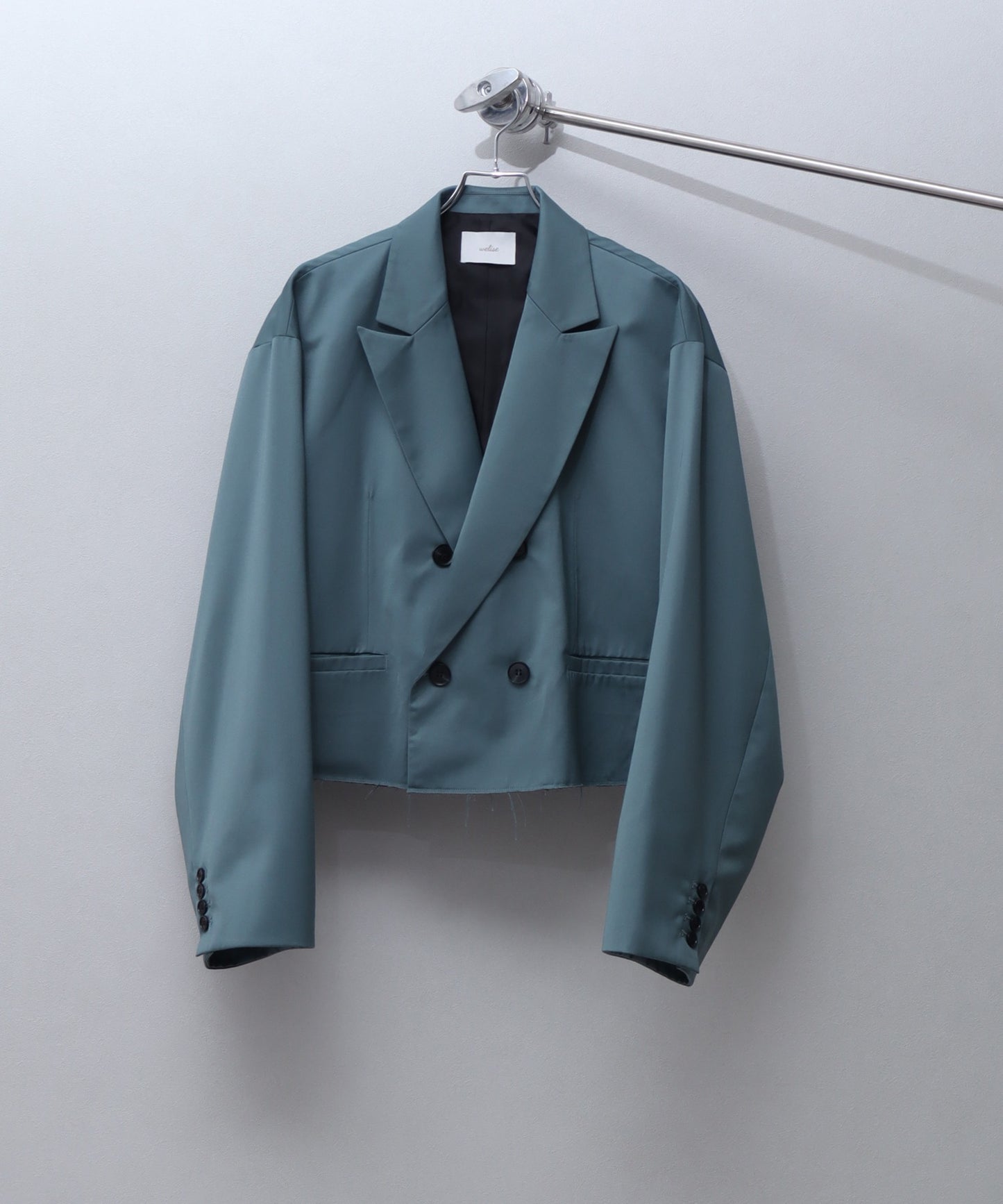 【Art re A】welise 自然毛邊仿舊短版西裝外套