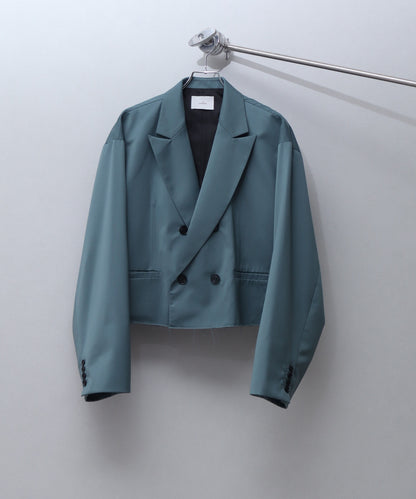 【Art re A】welise 自然毛邊仿舊短版西裝外套