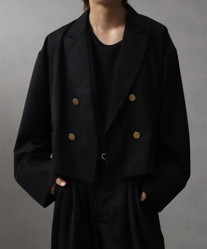 【Art re A】welise 自然毛邊仿舊短版西裝外套