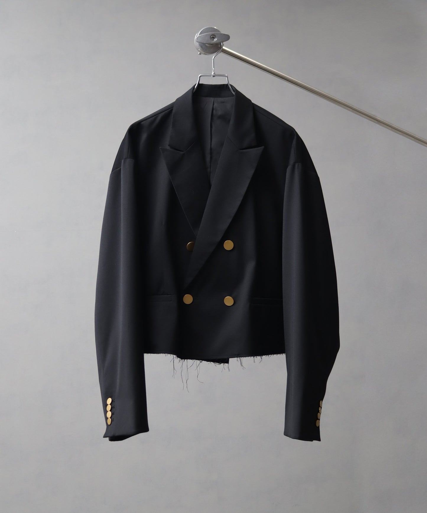 【Art re A】welise 自然毛邊仿舊短版西裝外套